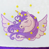 #AF22003 Girls Purple Unicorn Tutu Dress