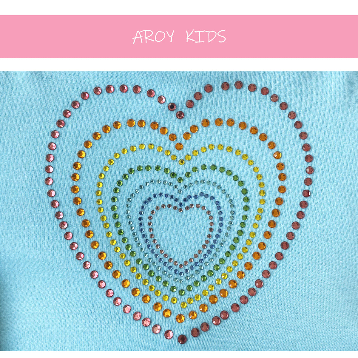 #AF22008 Girls' Heart Tutu Dress