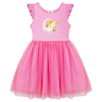 #TU2206014 Girls' Floral Unicorn Tutu Dress
