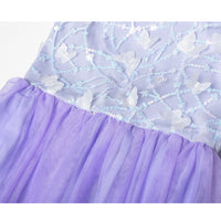#ZP2204007  Girls' 3D Sequin Butterfly Tutu Dress - Sleeveless Easter Birthday Party Princess Tulle Dress for Toddler & Little Girls (Ages 3–7 Years)