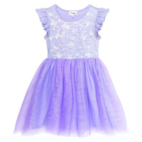 #ZP2204007  Girls' 3D Sequin Butterfly Tutu Dress - Sleeveless Easter Birthday Party Princess Tulle Dress for Toddler & Little Girls (Ages 3–7 Years)
