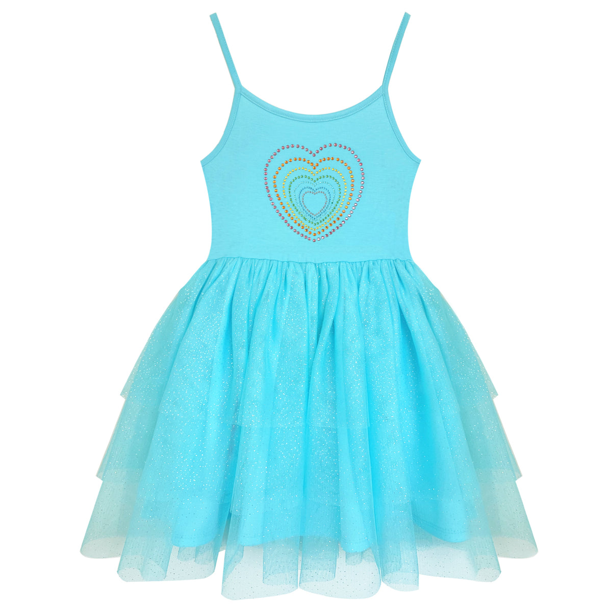 #AF22008 Girls' Heart Tutu Dress