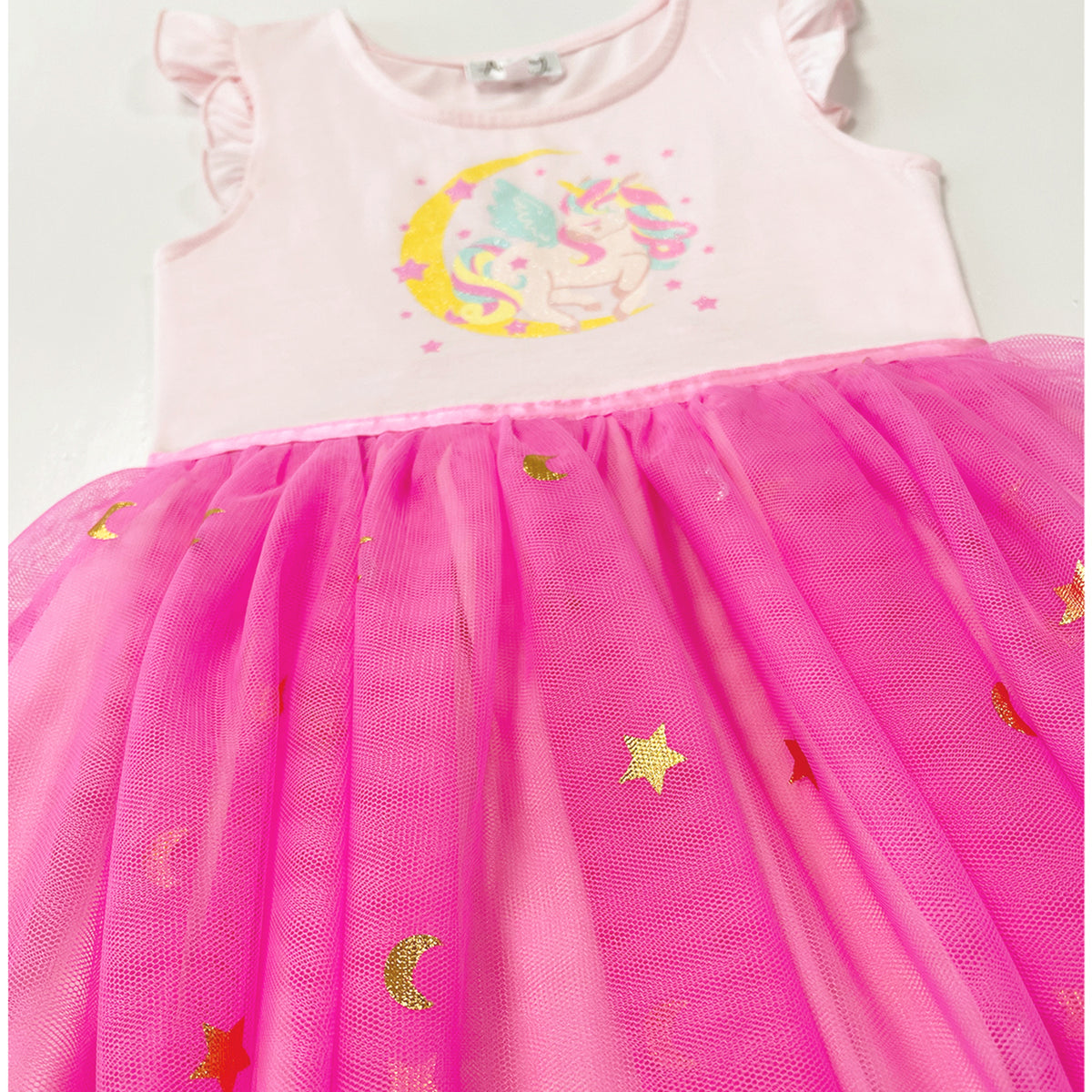 #AF22004 Girls Pink Unicorn Tutu Dress