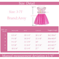 #AF22004 Girls Pink Unicorn Tutu Dress