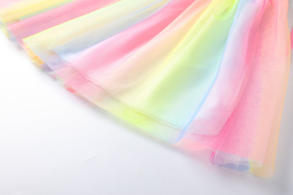 #AF22002 Rainbow Tutu Dress
