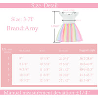 #AF22002 Rainbow Tutu Dress