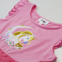 #TU2206014 Girls' Floral Unicorn Tutu Dress
