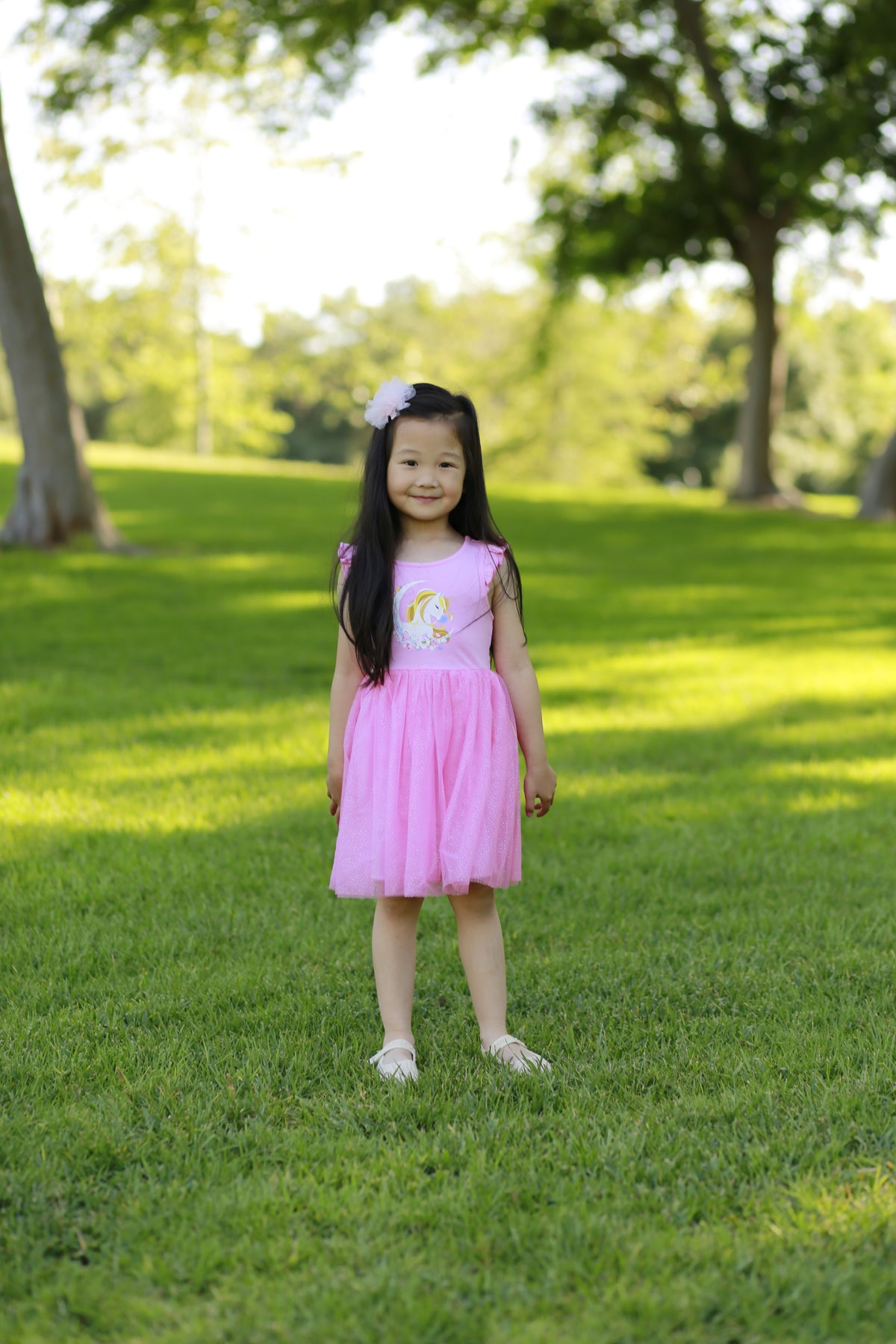 #TU2206014 Girls' Floral Unicorn Tutu Dress
