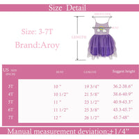 #AF22009 Girls Purple Tutu Dress, Rainbow Cloud Ballerina