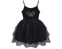 #AF22008 Black Butterfly Tutu Dress