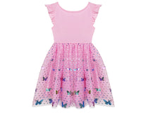 #AF22007 Pink Butterfly Tutu Dress