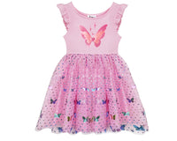 #AF22007 Pink Butterfly Tutu Dress