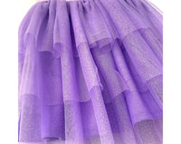 #AF22009 Girls Purple Tutu Dress, Rainbow Cloud Ballerina
