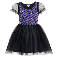 #ZP2204005 Girls' Mermaid Sequin Tulle Dress