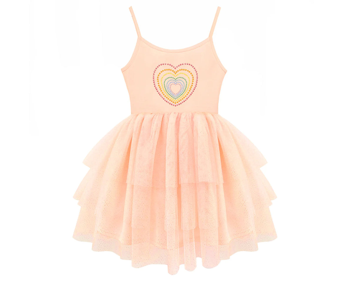 #AF22008 Girls' Heart Tutu Dress