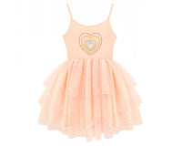 #AF22008 Girls' Heart Tutu Dress