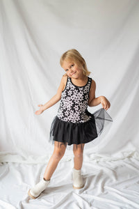 #ZP2204006 Girls' Sequin Daisy Tutu Dress
