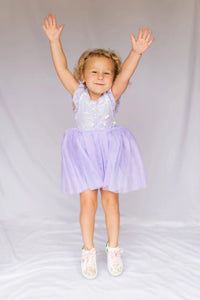 #ZP2204007  Girls' 3D Sequin Butterfly Tutu Dress - Sleeveless Easter Birthday Party Princess Tulle Dress for Toddler & Little Girls (Ages 3–7 Years)