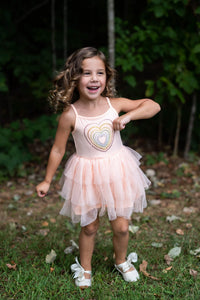 #AF22008 Girls' Heart Tutu Dress