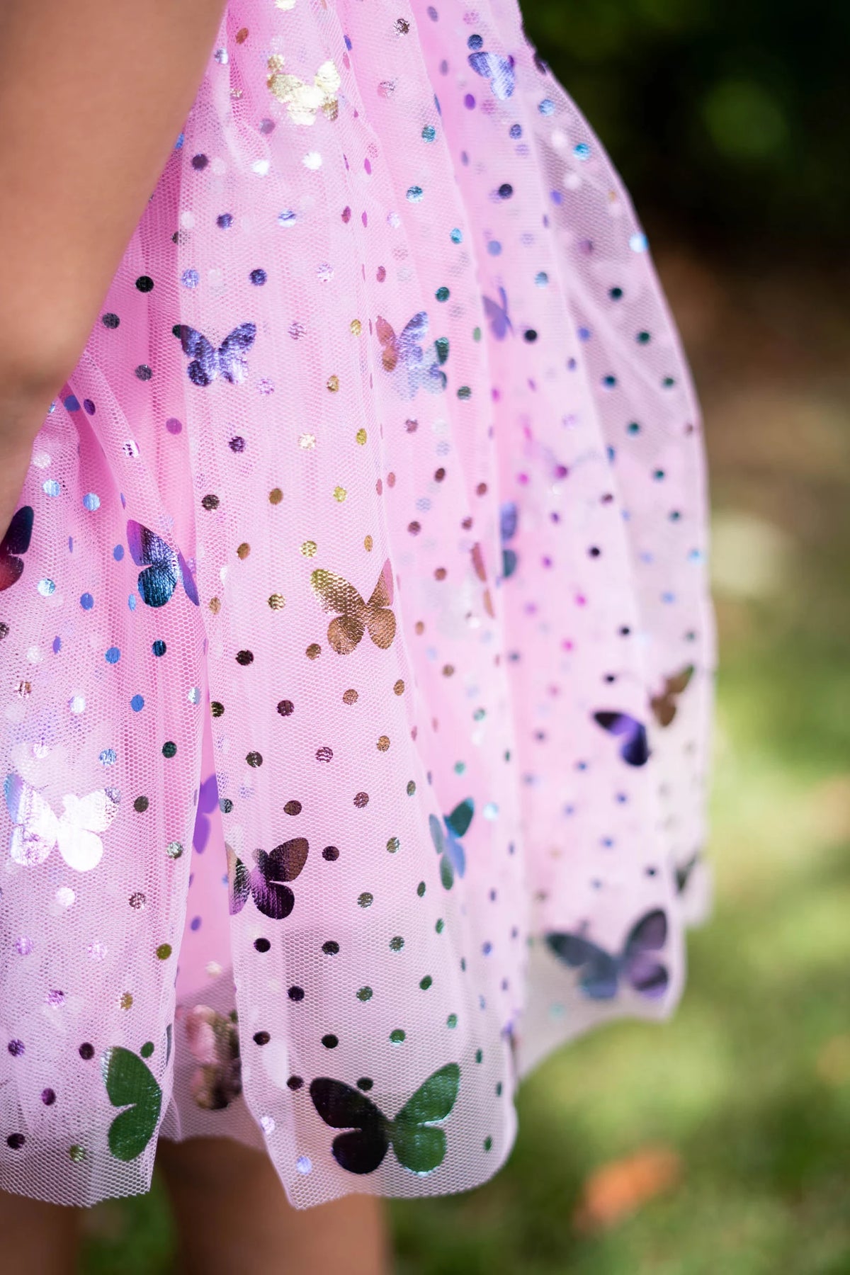 #AF22007 Pink Butterfly Tutu Dress